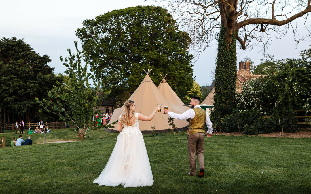 Summer Tipi Wedding at Slapton Manor – Sarah & Jack